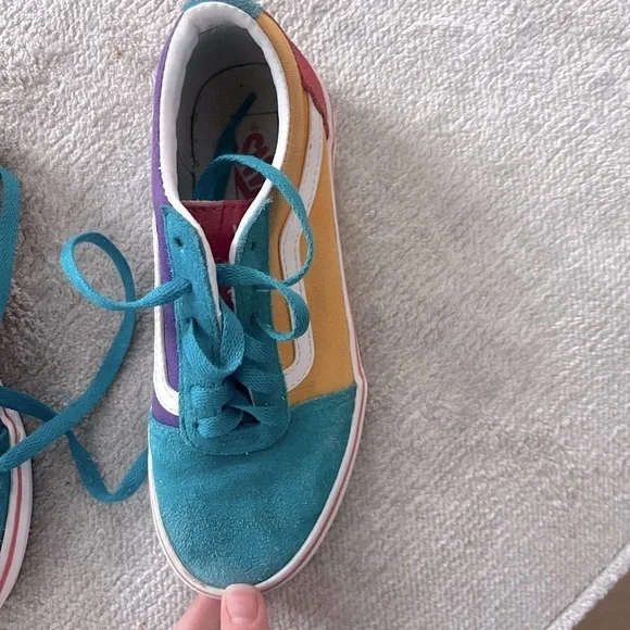 Vans Ward Sneaker - Kids' Multicolor Size 2 - Picture 4 of 9